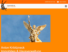Tablet Screenshot of hausverwaltung-kribitzneck.de